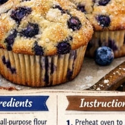 ***Simple Kellz Blueberry Muffins***