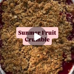 Summer Fruit Crisp