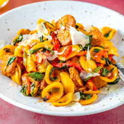 Spanish-style Chorizo Pasta