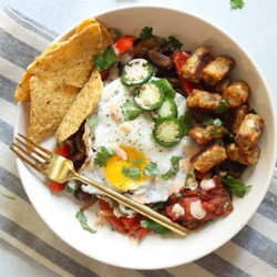 Southwestern Black Bean Breakfast Bowls