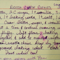 Ricotta Cheese Cookies