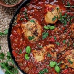 Oven-baked Chicken Cacciatore