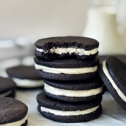 Homemade Sourdough Oreo Cookies (chocolate Sandwich Cookies)