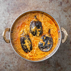 Bagara Baingan (hyderabadi Aubergine And Peanut Curry)