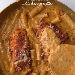 Creamy Garlic Parmesan Chicken Pasta