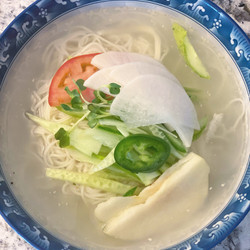 Cold Noodles In Radish Water (dongchimi Guksu)