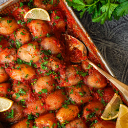 Middle Eastern Stuffed Onions aka Basal Mahshi