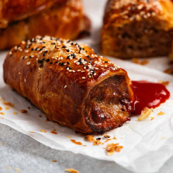 B85 Beef Sausage Rolls - With Jalapeño And Cheese