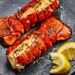 Air Fryer Lobster Tails With Lemon-garlic Butter