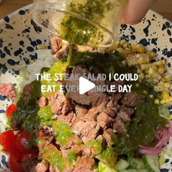 Steak Salad With Chimichurri Vinaigrette
