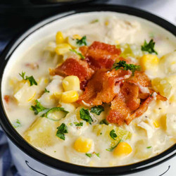 Chicken Corn Chowder With Bacon
