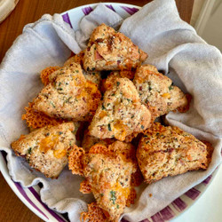 Savory Bacon Cheddar Scones