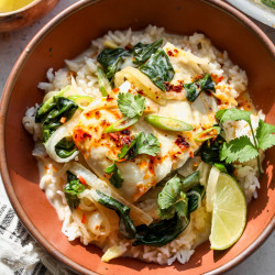 Thai-inspired Coconut Poached Fish