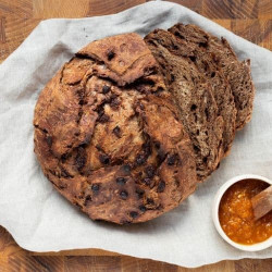Chocolate Sourdough Discard Loaf Recipe