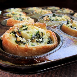 Feta, Spinach &amp; Pine Nuts Florentine Rolls