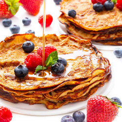Keto Cream Cheese Pancakes