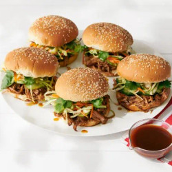 Instant Pot Hoisin-cola Pulled Pork Sandwiches