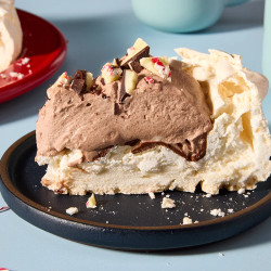 Chocolate Peppermint Pavlova