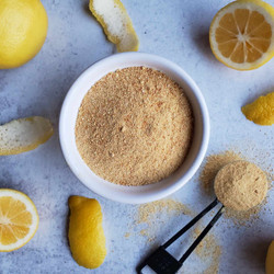 Homemade Dried Lemon Peel Powder
