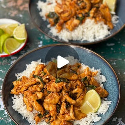 Thai Style Chicken With Black Pepper And Basil