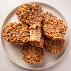 No-bake Healthy Rice Krispie Treats With Chocolate And Peanut Butter