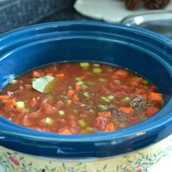 Ground Beef &amp; Barley Soup Recipe