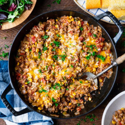 One-skillet Texas Hash