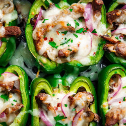 Cheesesteak-stuffed Peppers