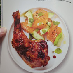 Glazed Chicken with Citrus Salad (dinner made simple p28)