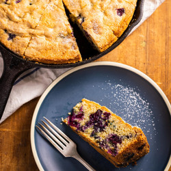 Cast Iron Blueberry-cardamom Buttermilk Cake
