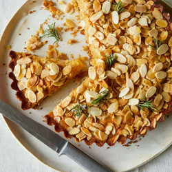 Almond And Honey Cornmeal Cake