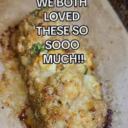 Garlic Parmesan Mini Chicken Meatloaves