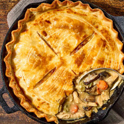 Chicken Pot Pie With Mushrooms And Brie