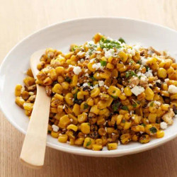 Grilled Corn Salad With Lime, Red Chili And Cotija