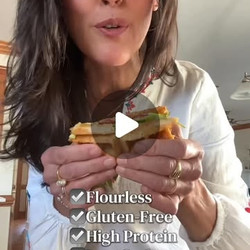 Gluten-free, High Protein, Flourless Waffles