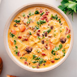 Italian Sausage Pasta Soup