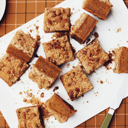Pumpkin Mochi Crumb Cake