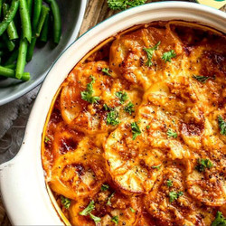 Cheesy Lentil Hotpot