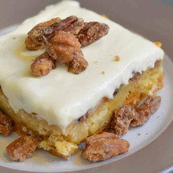 Pumpkin Crunch Cake (with Yellow Cake Mix)