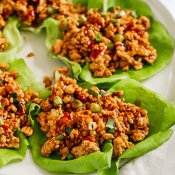 Asian Turkey Lettuce Wraps