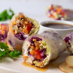Rainbow Spring Rolls