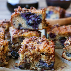 Paleo Blueberry Coffee Cake