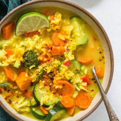 Immunity-boosting Turmeric Soup With Vegetables