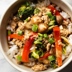 Ground Turkey Stir Fry