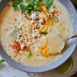 The Best Vegan Elote Soup