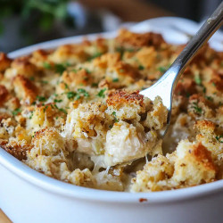 Dolly’s Chicken And Stuffing Casserole