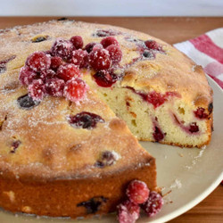 Cranberry Ricotta Cake