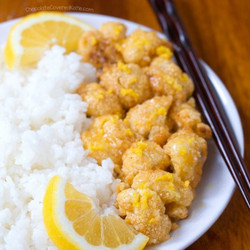 Sticky Lemon Cauliflower