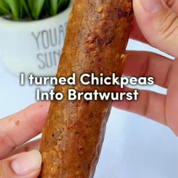 Chickpea Bratwurst