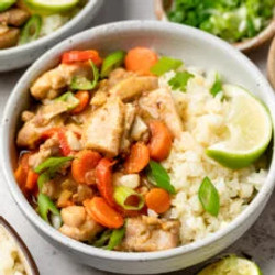 Thai Green Curry With Chicken And Vegetables